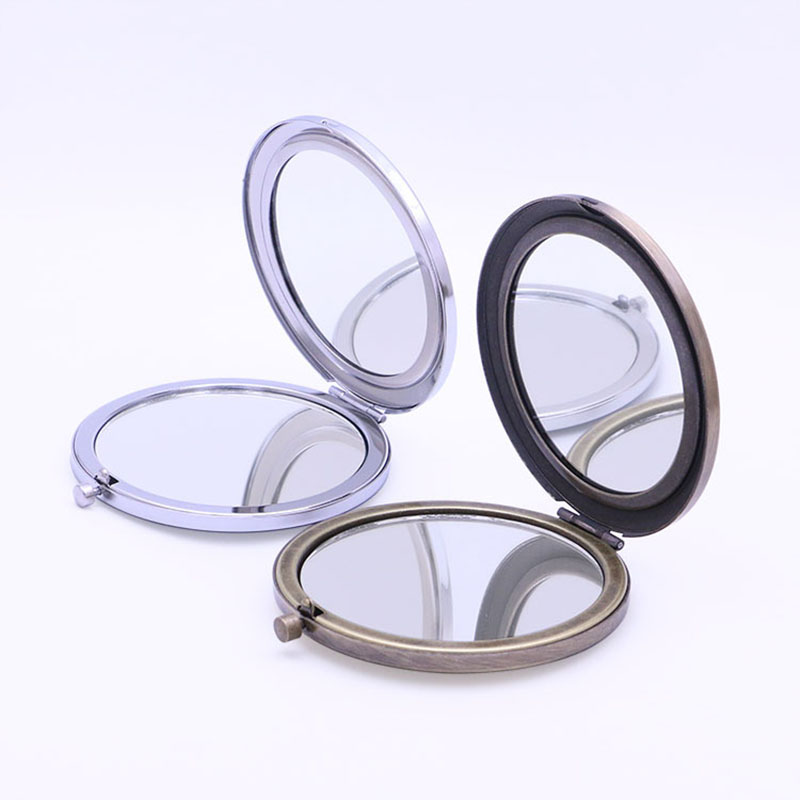 Photo Beauty Makeup - Personalised Logo/Photo Portable Compact Mirror Round
