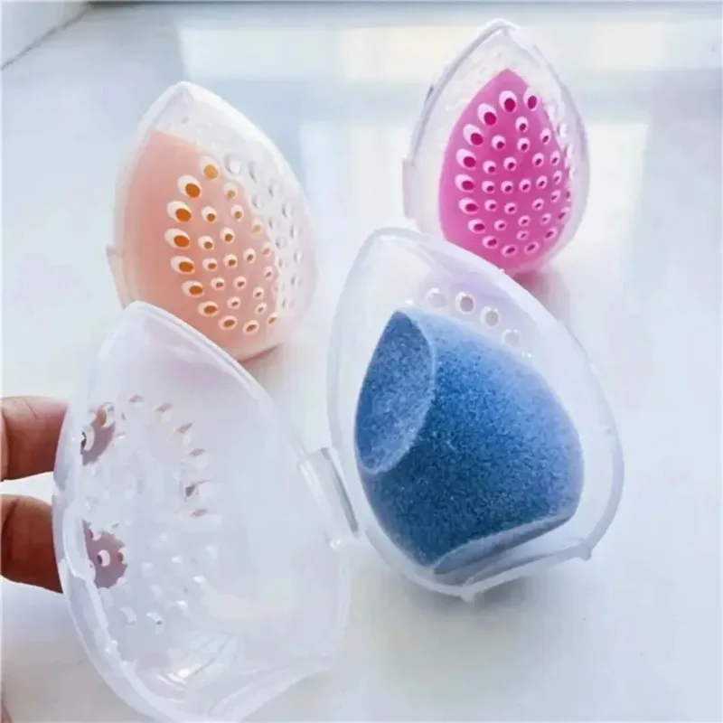 Beauty Makeup Egg - Portable Empty Makeup Sponge Storage Box