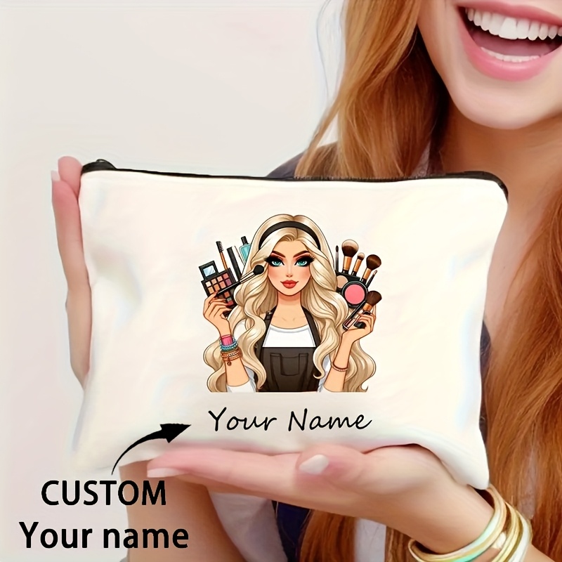 Beauty Makeup Names - 1-3pcs Custom Name Makeup Bag -