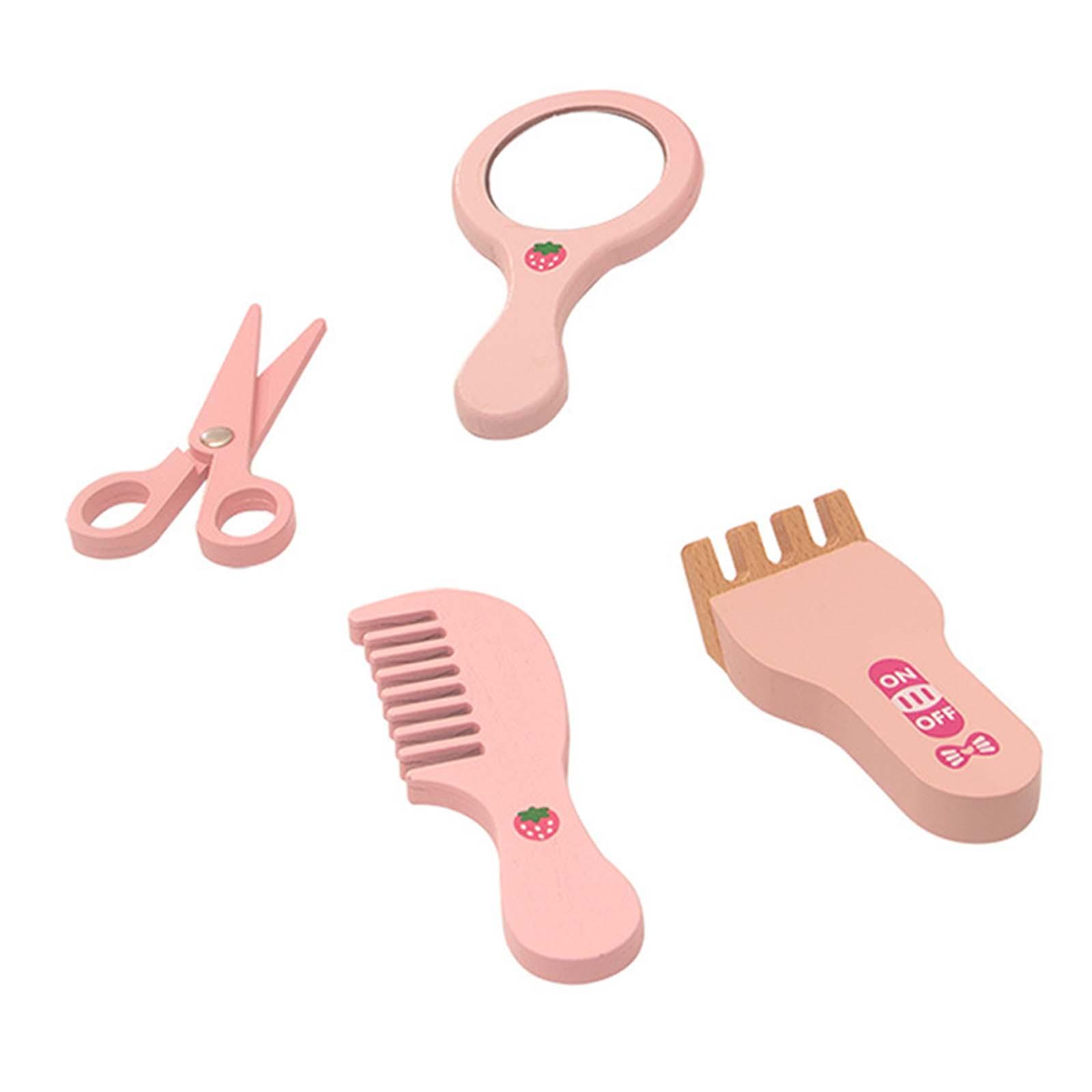 Beauty Makeup Kit For Girls - Wooden Makeup Beauty Toy Set Cosmetic