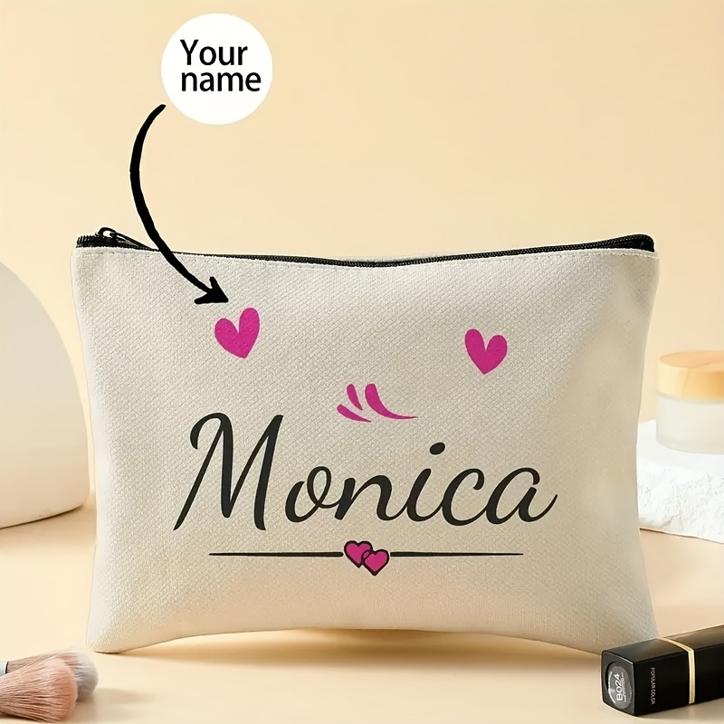 Personalized Zipper Makeup Bag - Beauty Makeup Names 评论和价格