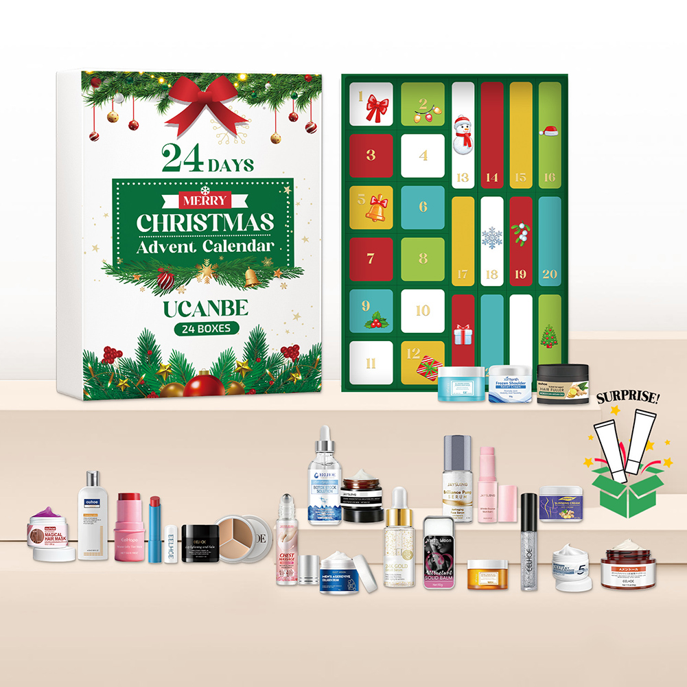 Xmas Beauty Box Beauty Skincar - Beauty Makeup Advent Calendar 评论和价格