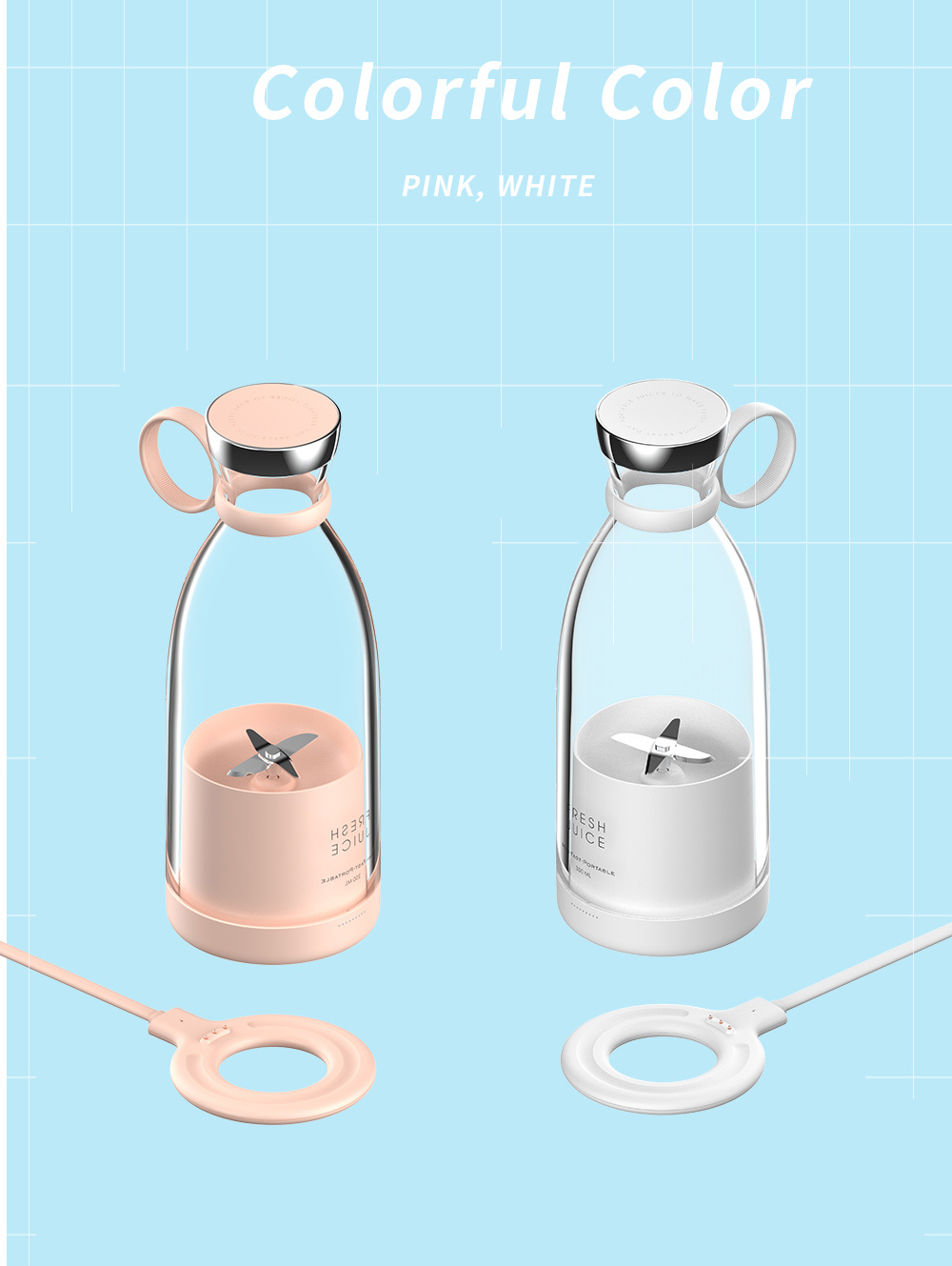 usb Charger for portable juice - Beauty Queen Makeup 评论和价格