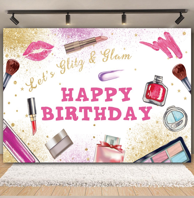 Spa Party Backdrop for Photogr - Photo Beauty Makeup 评论和价格