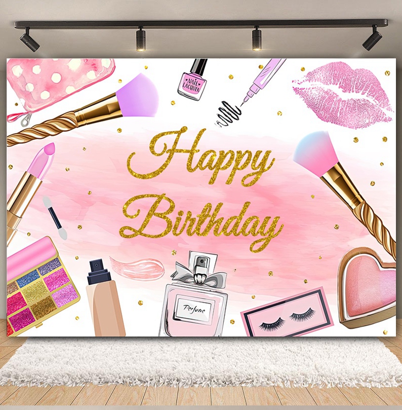 Spa Party Backdrop for Photogr - Photo Beauty Makeup 评论和价格