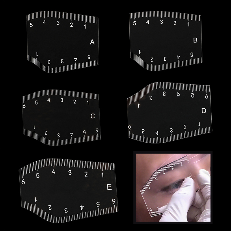 5Pcs Durable Portable Brow Sha - Beauty Makeup Drawing 评论和价格