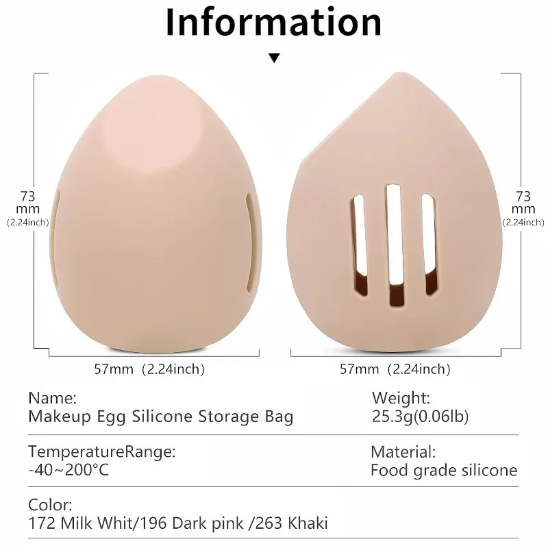 Silicone Beauty Egg Breathable - Beauty Makeup Egg 评论和价格