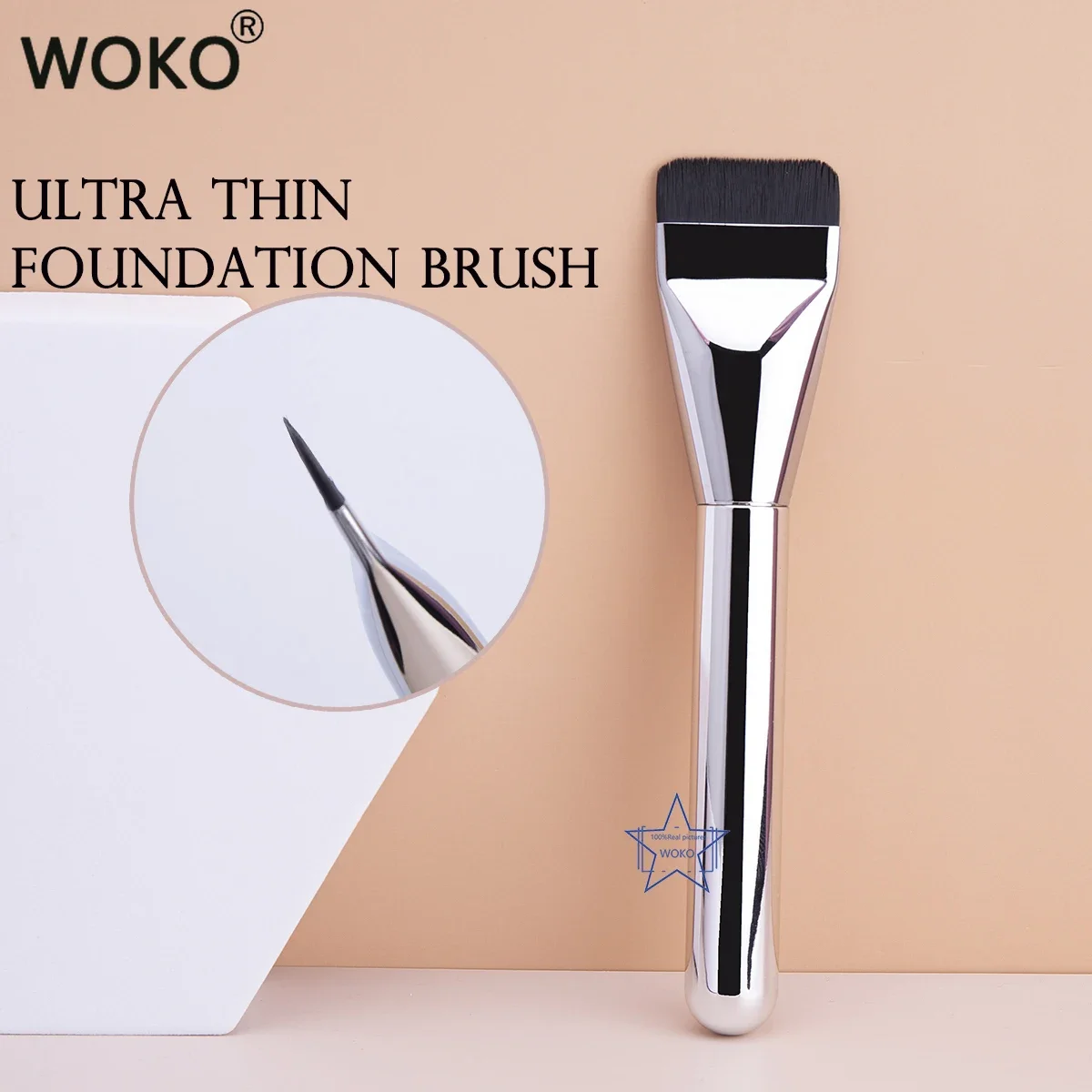 Ultra Thin Foundation Brush Li - Beauty Queen Makeup 评论和价格