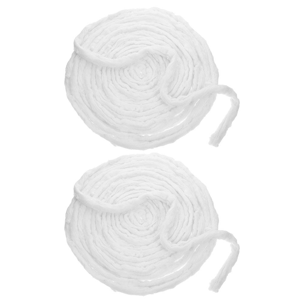 2Pack White Pure Cotton Hair P - Pure Beauty Hair & Makeup 评论和价格