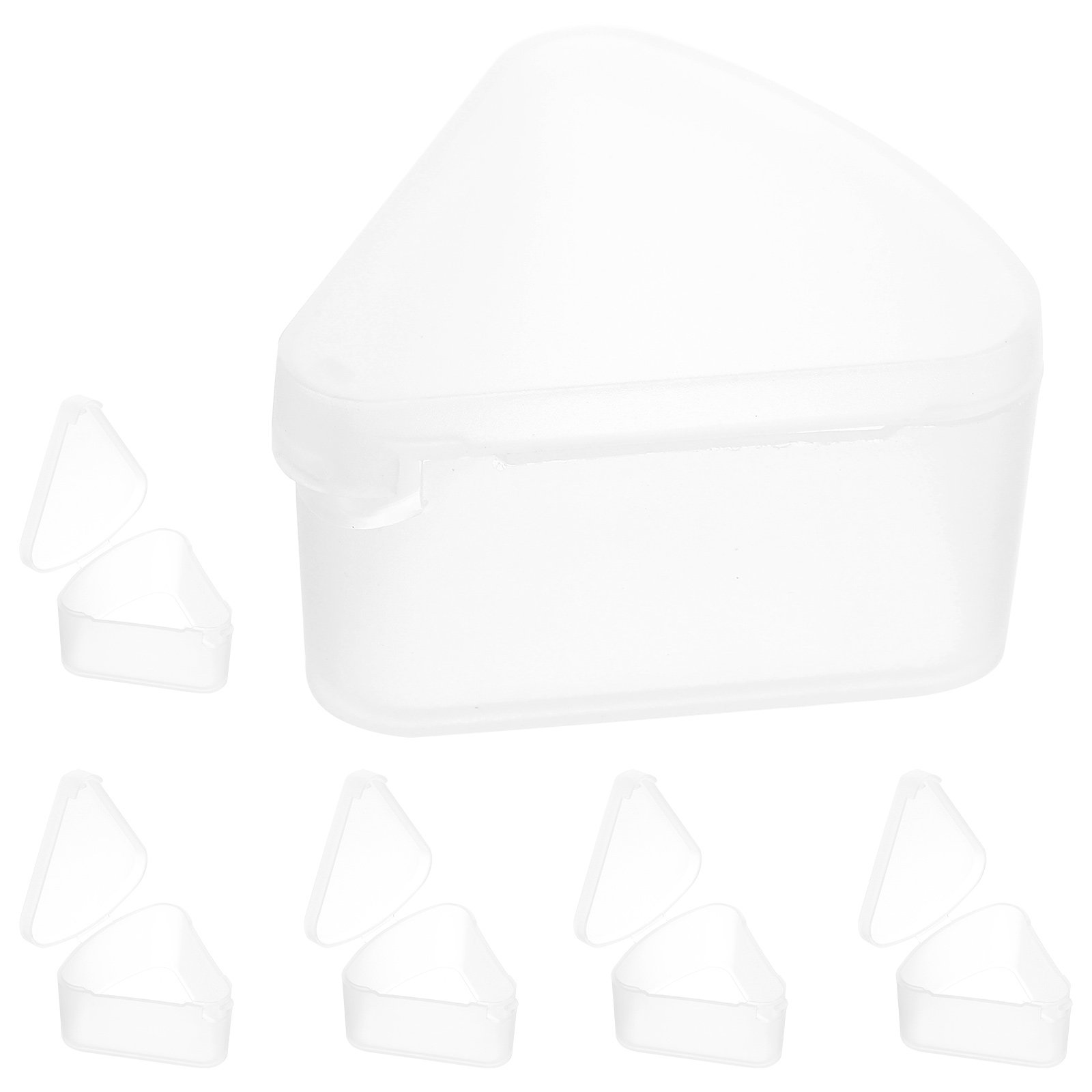 6Pcs Triangle Powder Puff Case - Beauty Makeup Egg 评论和价格