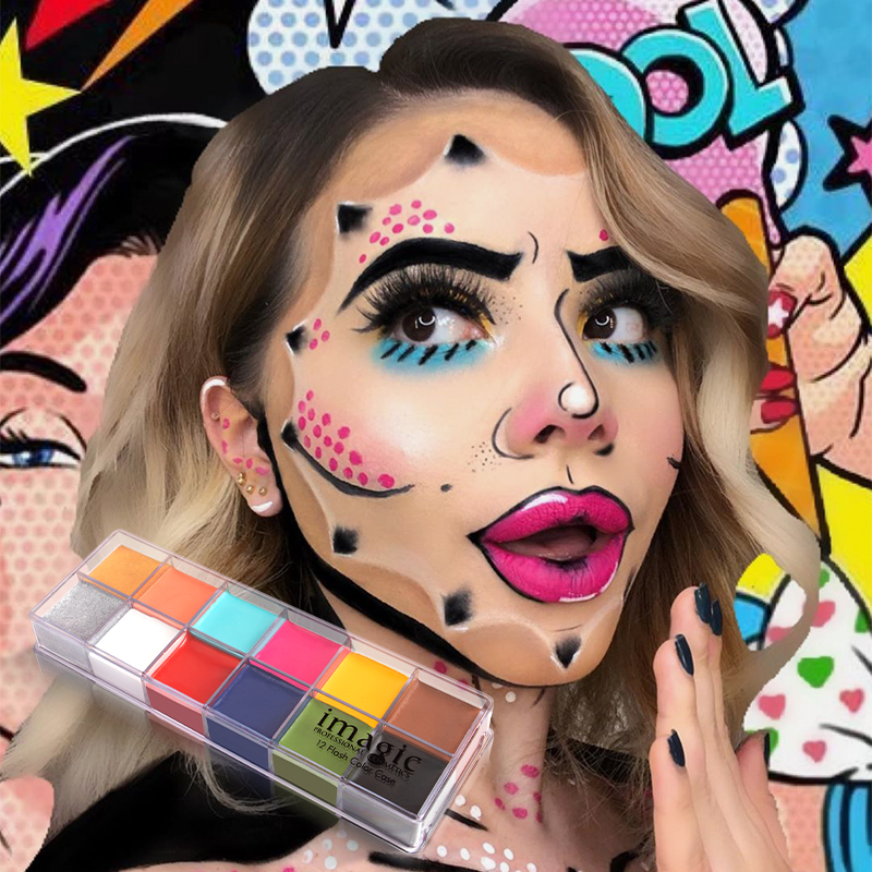IMAGIC 12Colors Face Body Art  - Beauty Makeup Drawing 评论和价格