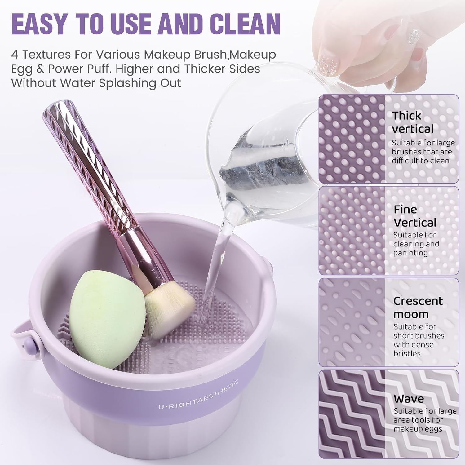 Makeup Brush Cleaning Bowl Bea - Beauty Makeup Egg 评论和价格