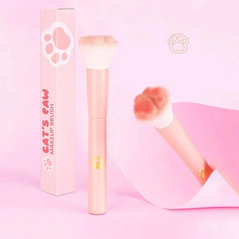 1Pc Cat Paw Blush Brush with S - Beauty Queen Makeup 评论和价格