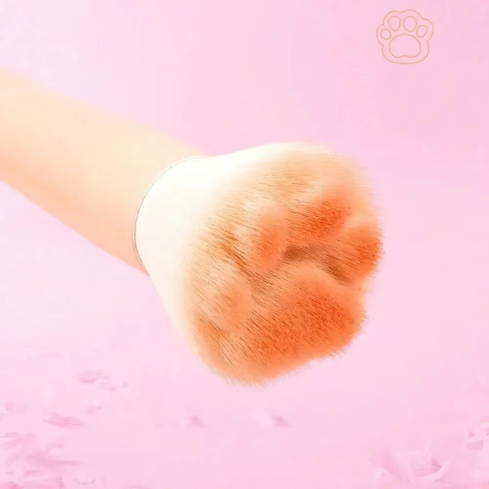 1Pc Cat Paw Blush Brush with S - Beauty Queen Makeup 评论和价格