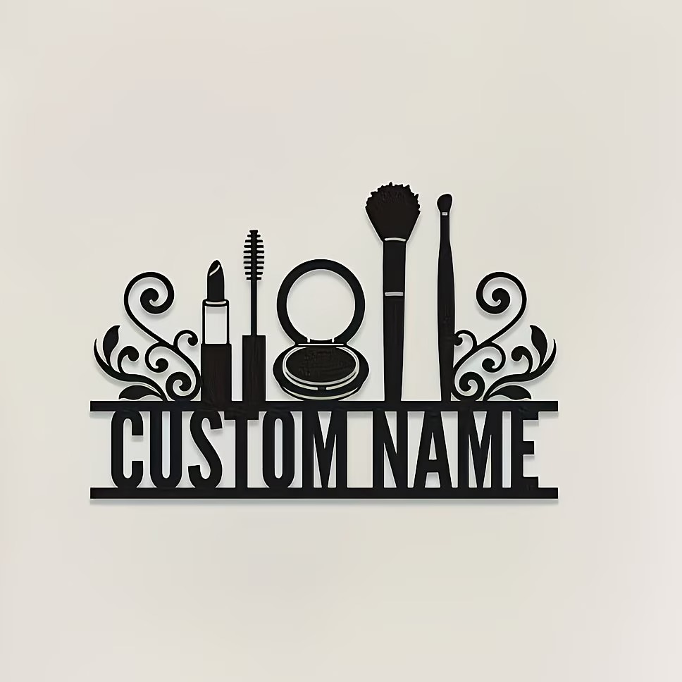Personalized Metal Wall Decora - Beauty Makeup Names 评论和价格