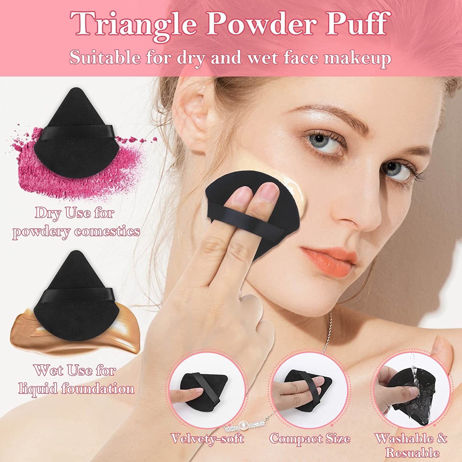 Makeup Applicators Kit Triangl - Beauty Queen Makeup 评论和价格