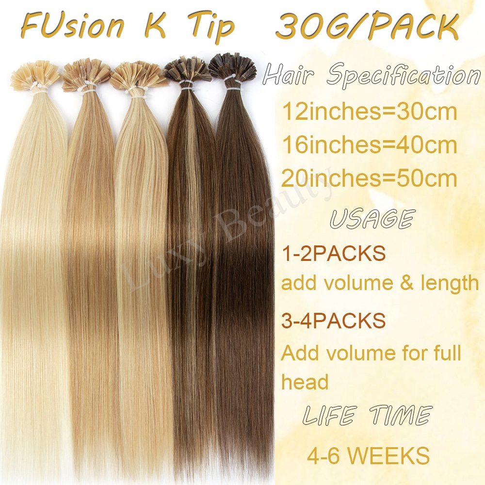 K Tip Nail Tip Hair Extensions - Pure Beauty Hair & Makeup 评论和价格