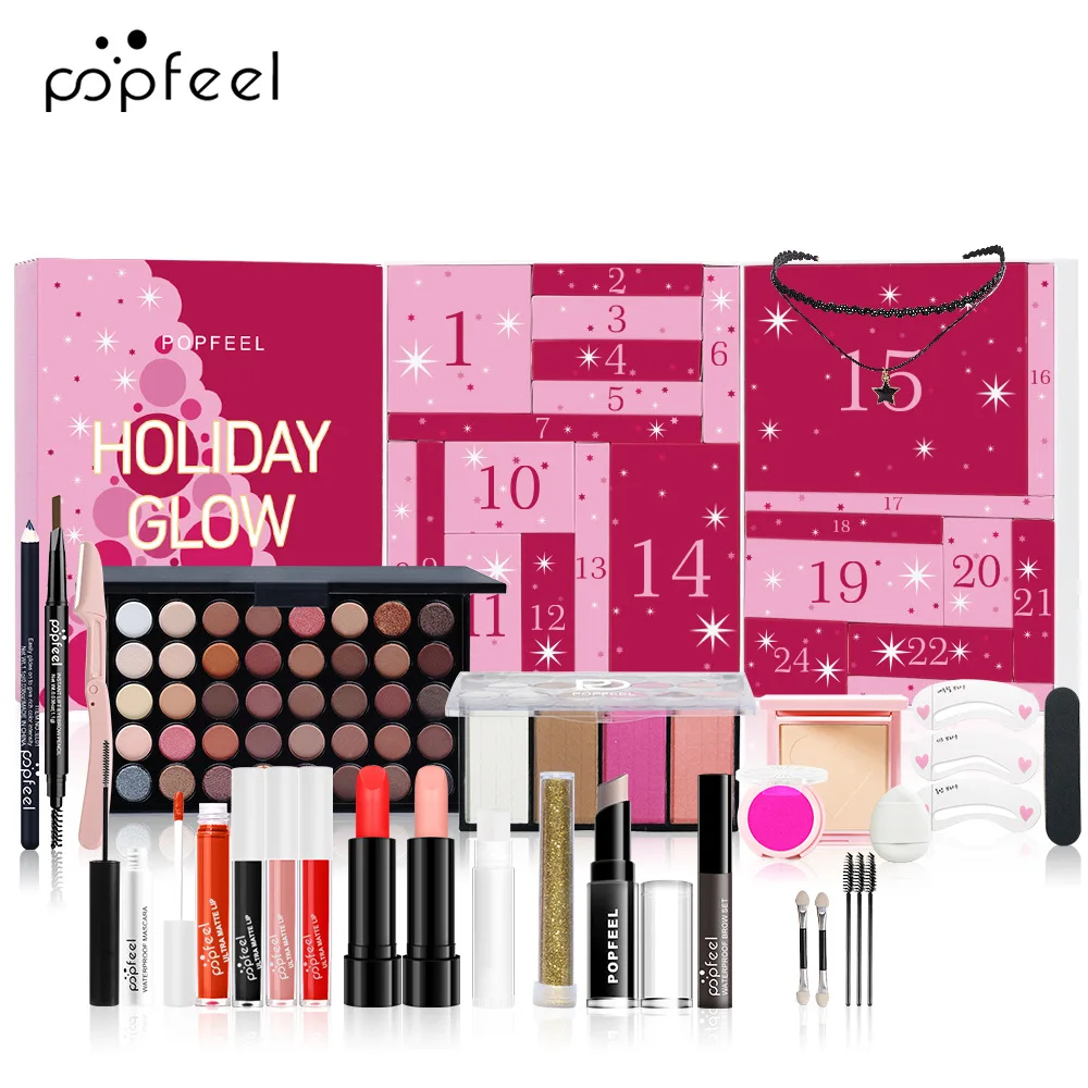 Christmas Countdown Makeup Set - Beauty Makeup Advent Calendar 评论和价格