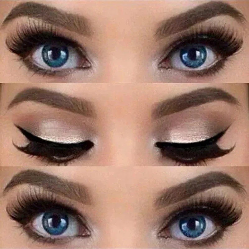 1/2/4/6set Reusable Eyebrow St - Beauty Makeup Drawing 评论和价格