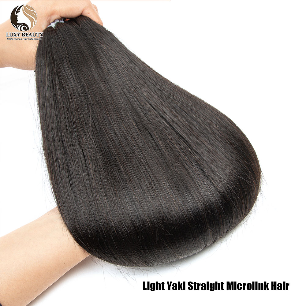 Light Yaki Straight I Tip Huma - Pure Beauty Hair & Makeup 评论和价格