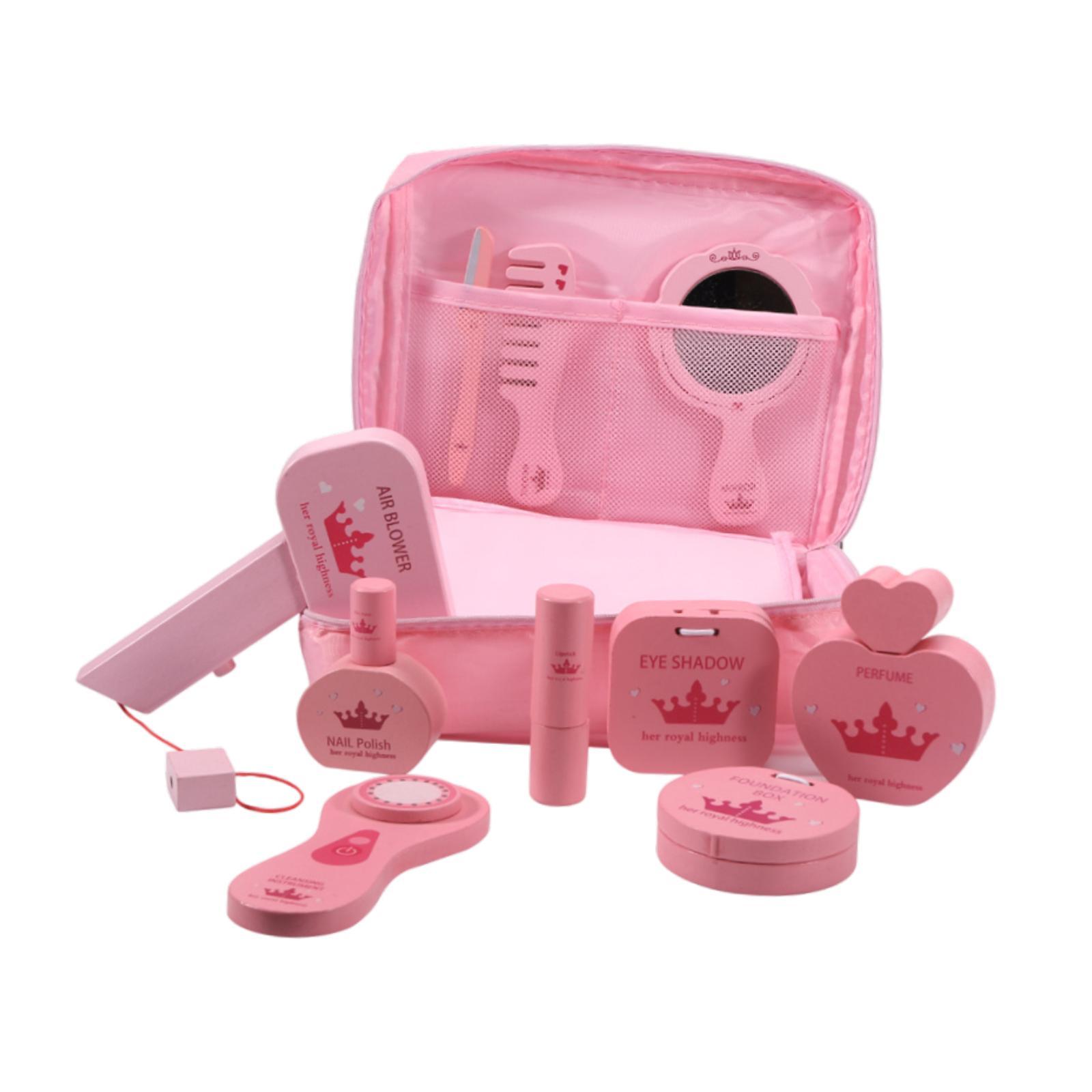 10x Pretend Makeup Kits Wood B - Beauty Makeup Kit For Girls 评论和价格