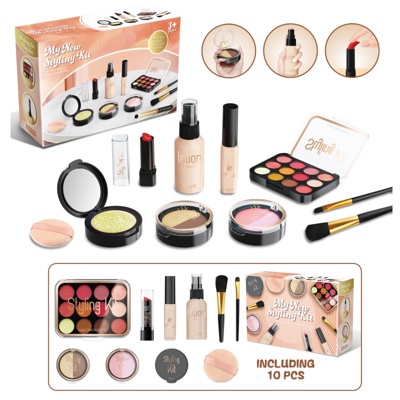 Kids Pretend Makeup Play Set f - Beauty Makeup Kit For Girls 评论和价格
