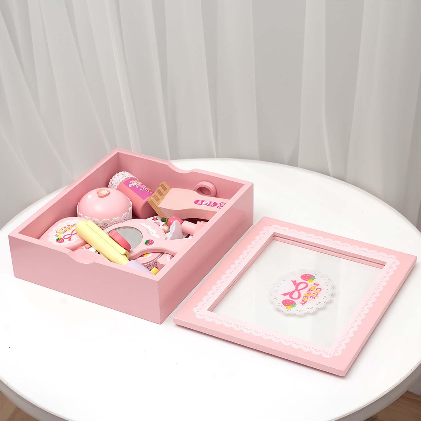 Wooden Makeup Beauty Toy Set C - Beauty Makeup Kit For Girls 评论和价格