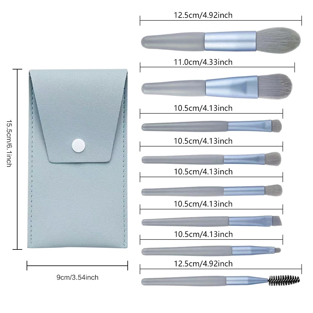 8pcs Makeup Brush Set with Sto - Beauty Makeup Names 评论和价格