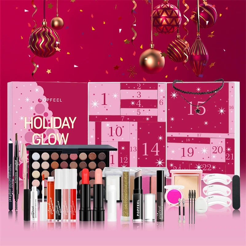 Christmas Countdown Makeup Set - Beauty Makeup Advent Calendar 评论和价格
