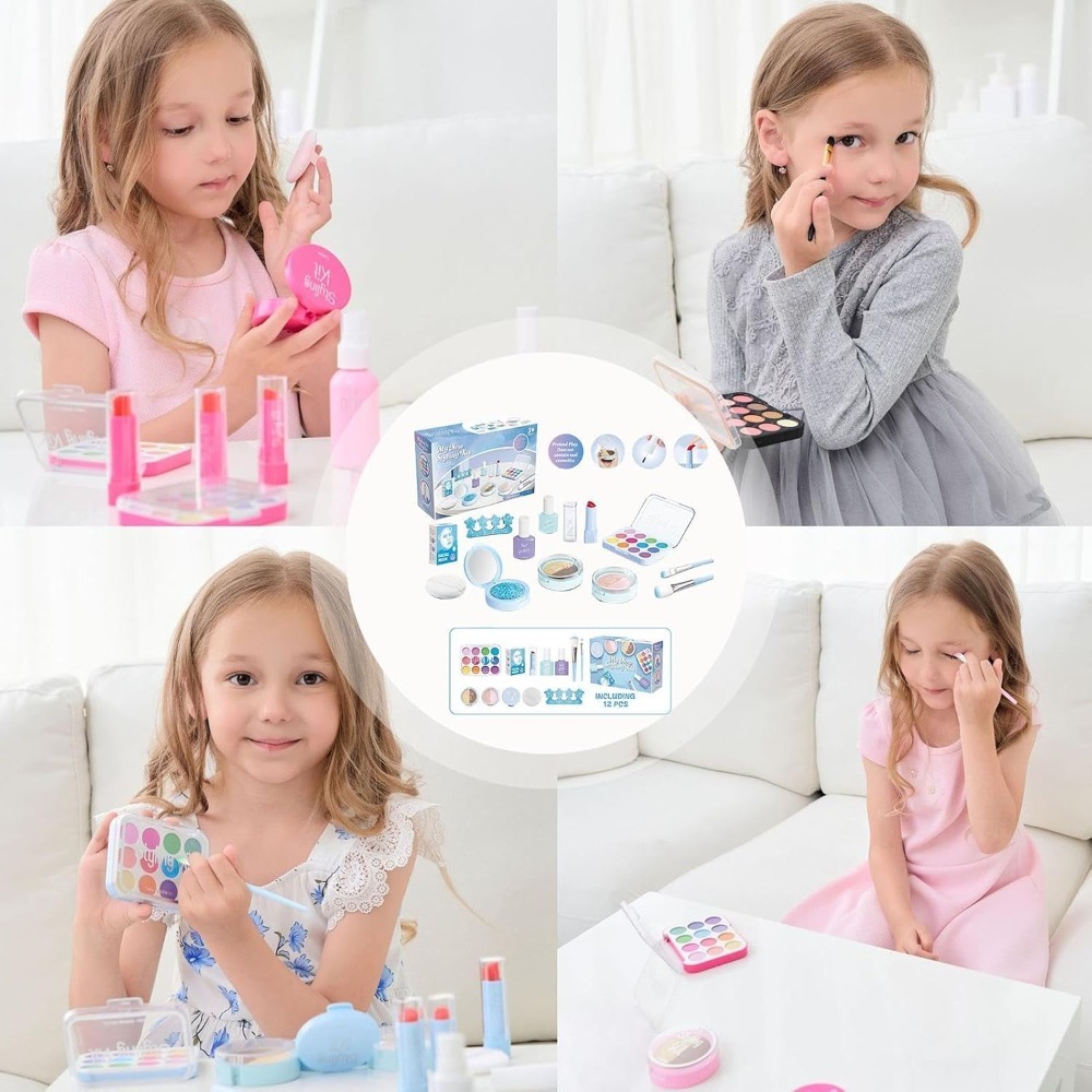 Beauty Salon Play Set Makeup K - Beauty Makeup Kit For Girls 评论和价格