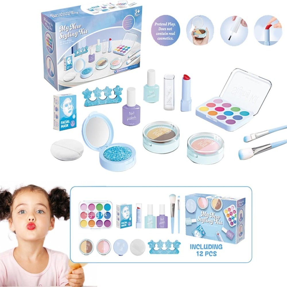 Beauty Salon Play Set Makeup K - Beauty Makeup Kit For Girls 评论和价格