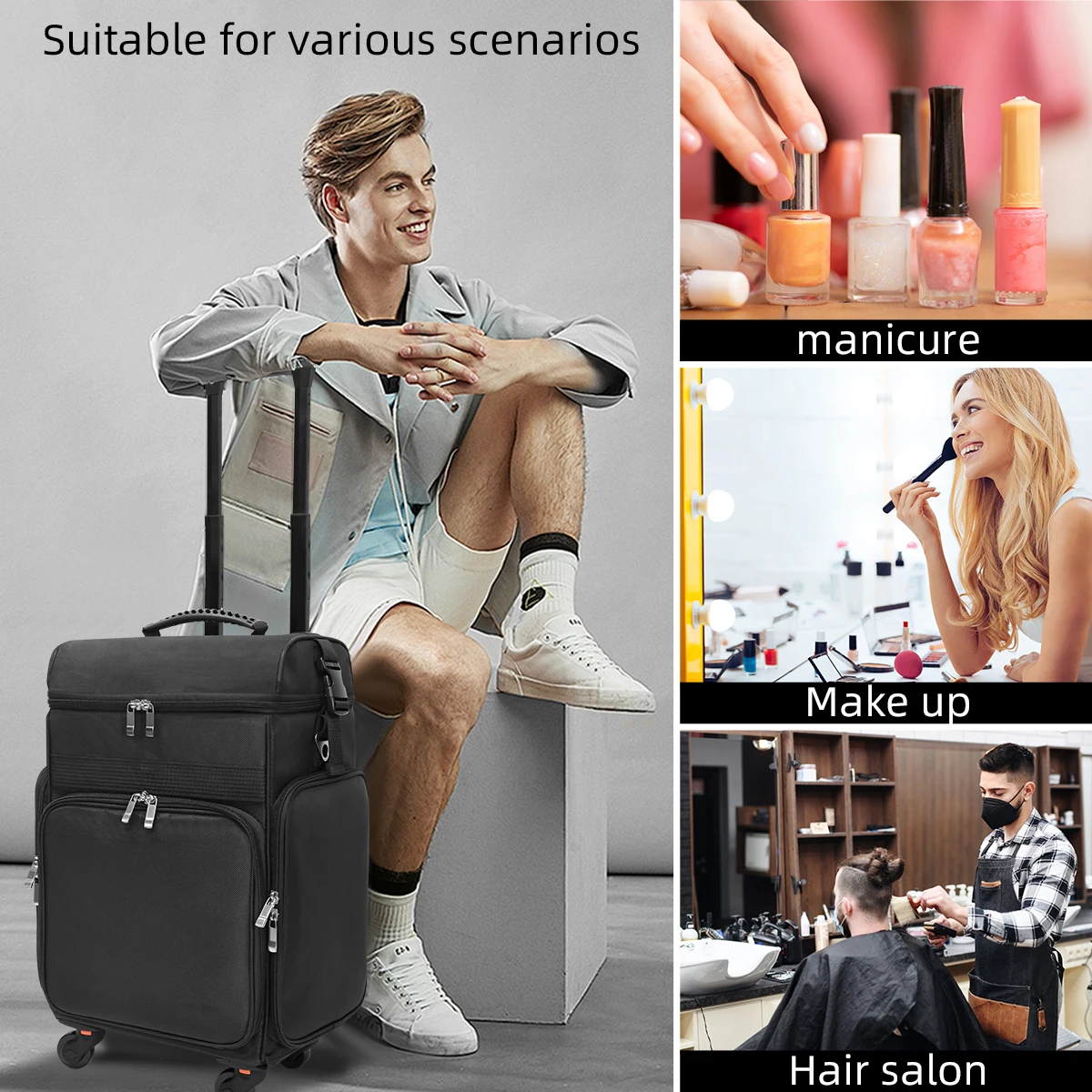 Draw Bar Box Canvas Trolley Ca - Beauty Makeup Drawing 评论和价格